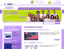 Tablet Screenshot of cesame.org